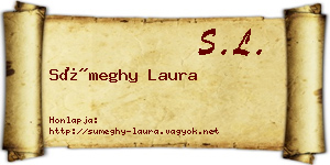Sümeghy Laura névjegykártya