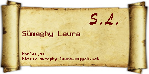 Sümeghy Laura névjegykártya